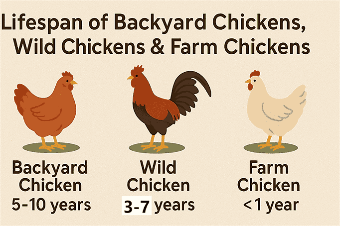 Lifespan of Backyard Chickens