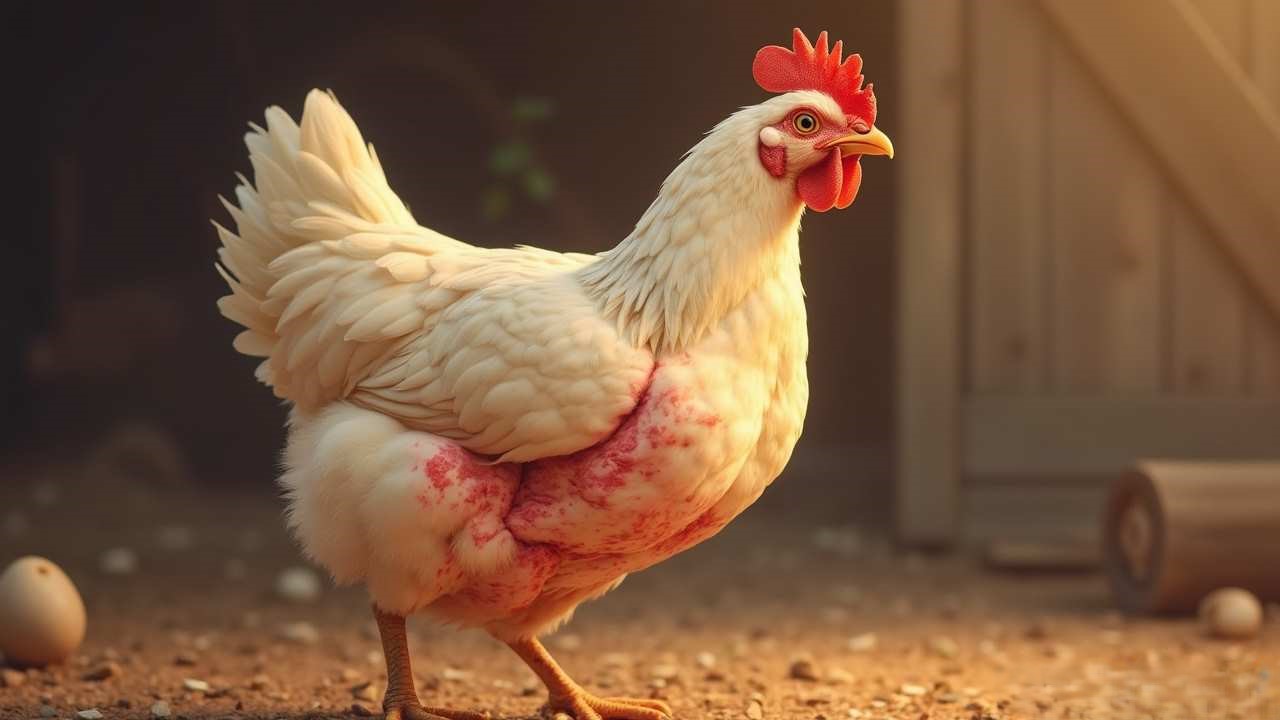 Egg Peritonitis in chickens