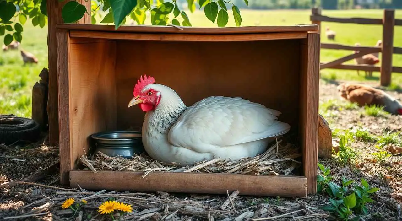 identifying broody hen