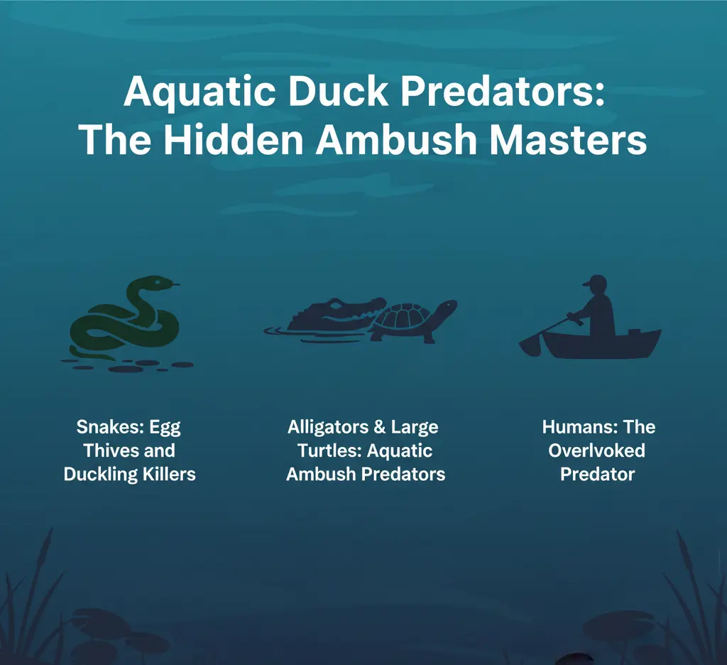 Aquatic Duck Predators: The Hidden Ambush Masters