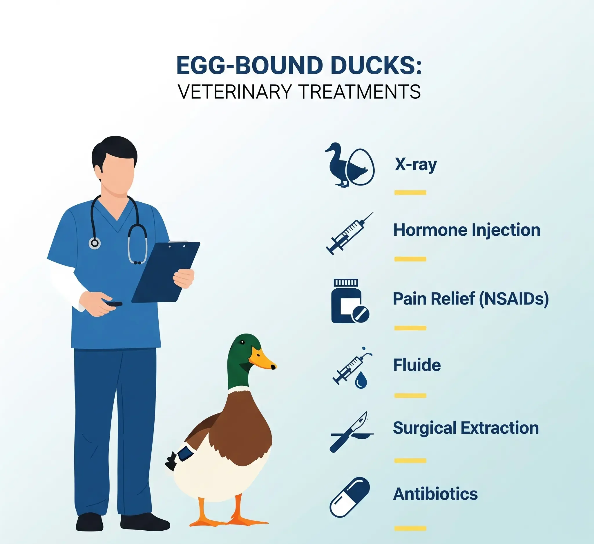 Veterinary Treatments for Severe Egg Bound