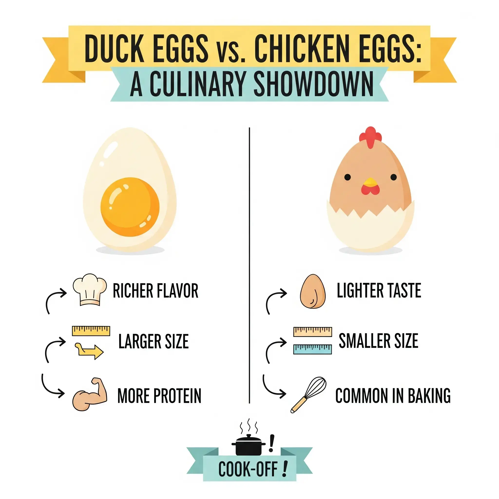 Duck Eggs vs. Chicken Eggs A Culinary Showdown