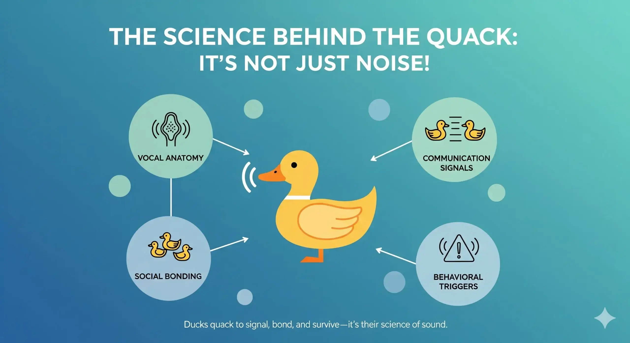 The Science Behind the Quack: It's Not Just Noise!