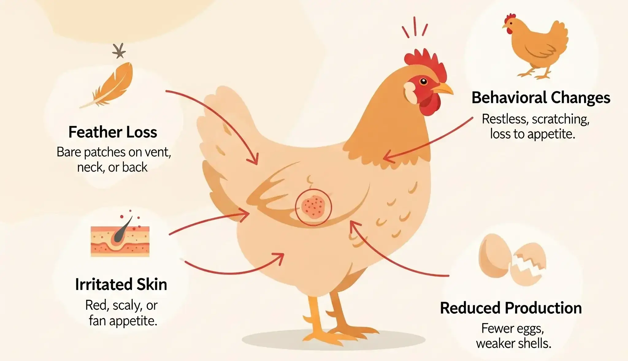 How to Identify and Treat Mites and Lice on Chickens