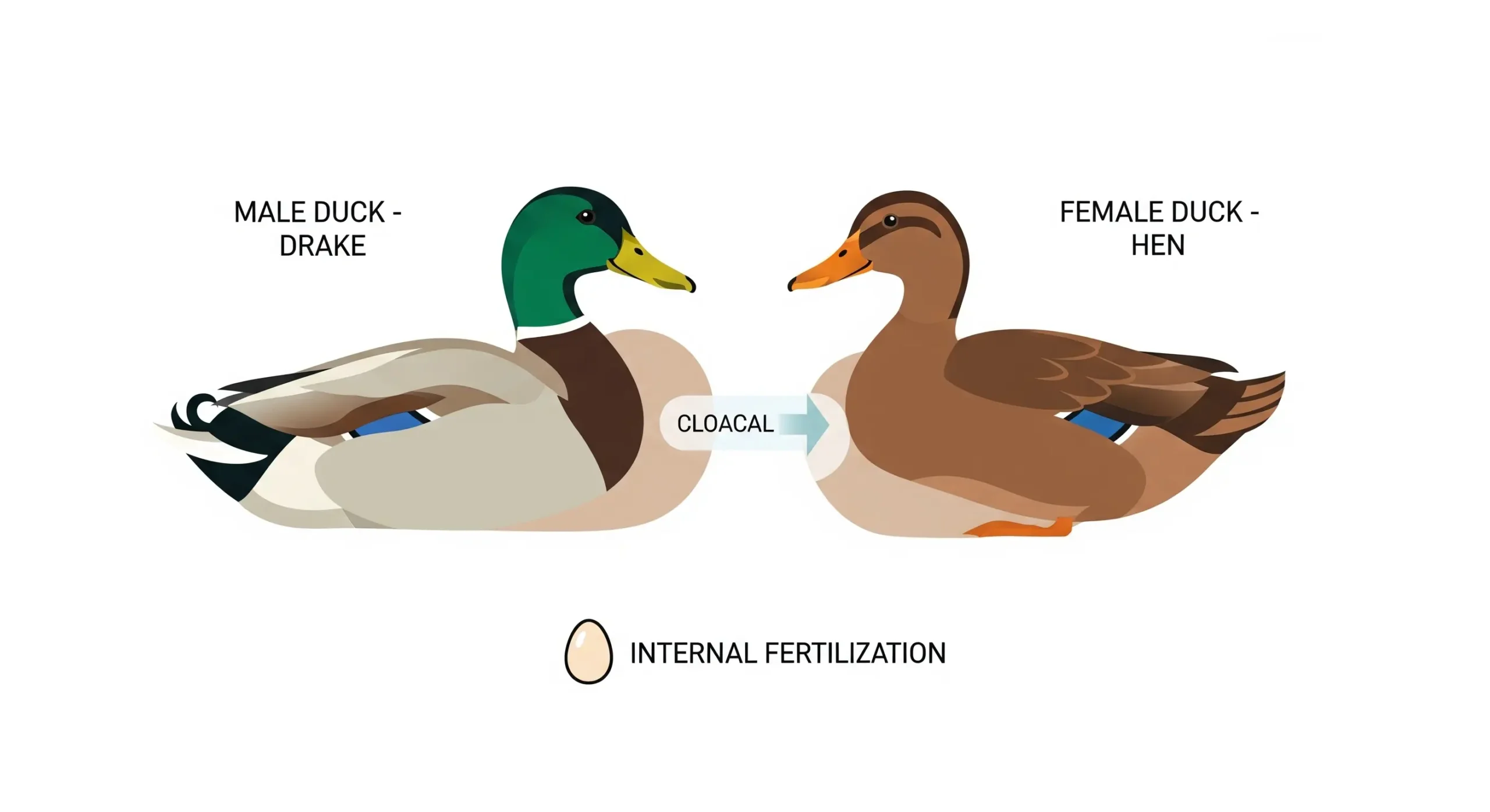 How Do Male Ducks Fertilize Eggs