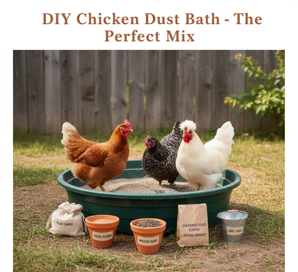 How to Make a Dust Bath for Chickens: The Perfect DIY Recipe