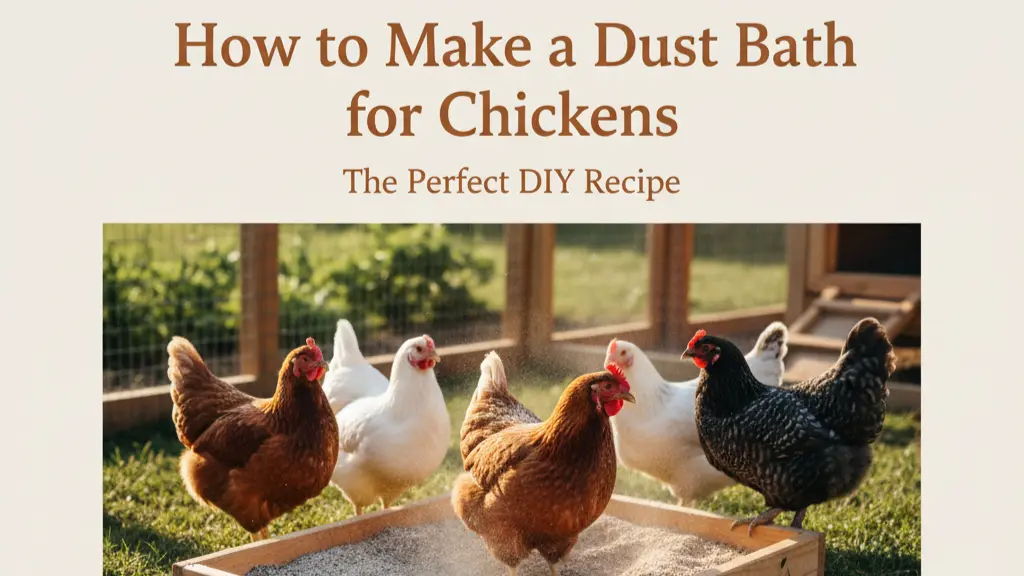 How to Make a Dust Bath for Chickens