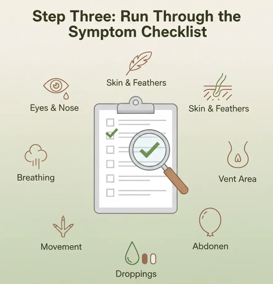 Step Three: Run Through the Symptom Checklist