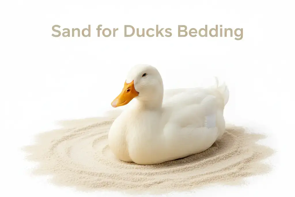 sand for ducks bedding