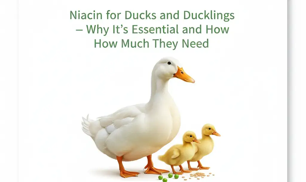 Niacin for Ducks and Ducklings