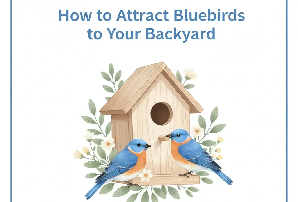 how to attract bluebirds to your backyard